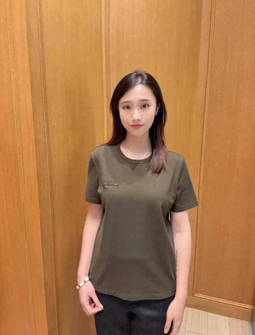 TORY BURCH T恤女  177446-208-F 军绿色. 商品图1