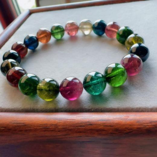 10mm单圈彩虹碧玺手串 商品图4