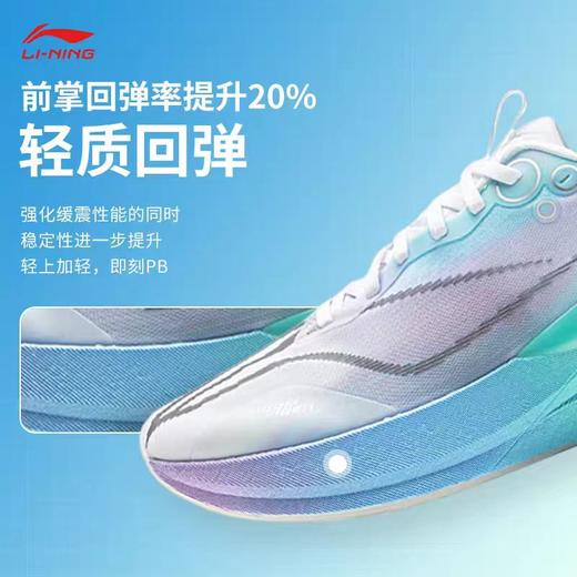 【尖货直降】李宁赤兔8 PRO 新年配色男子反光䨻丝轻量高回弹竞速训练跑鞋ARPV003-13 商品图4