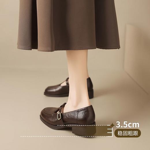 ZHR则则复古玛丽珍鞋女鞋2025新款英伦圆头小皮鞋法式乐福鞋单鞋 商品图6