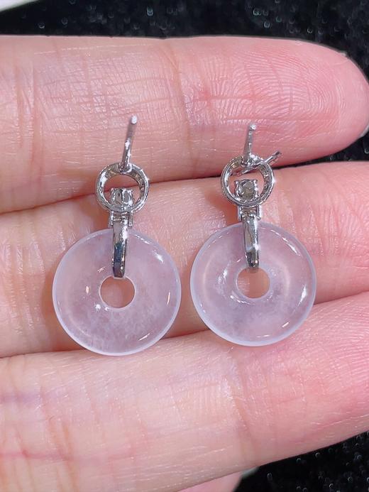 甜甜圈翡翠耳坠 商品图5