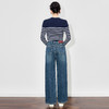 休闲高腰阔腿裤四面弹，洗水天丝牛仔经典牛仔裤WLZD-2511302 商品缩略图1