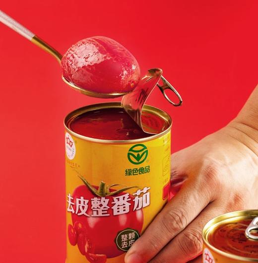 【全国包邮】冠农新疆番茄 去皮整番茄（400g*12罐） 商品图0