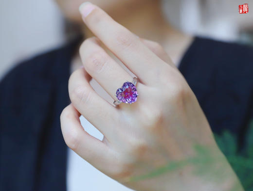 【星妍】紫水晶爱心戒指 商品图6