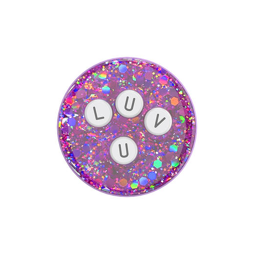 【POPGRIP泡泡骚】手机粘贴式支架 Glitter闪粉亮片系列 闪耀宣言·粉 商品图1