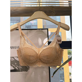 乳胶中厚杯文胸 蚕丝杯里 柔软亲肤 乳胶洞洞杯 排汗透气 超软记忆钢圈 轻盈承托