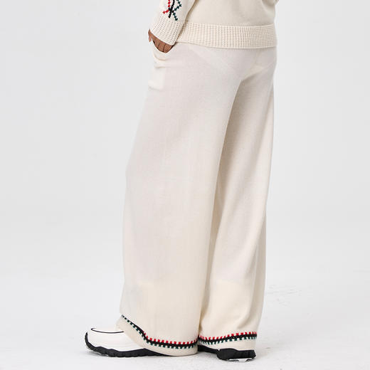 手工哈尼绣羊绒直筒裤  SJF97K241A 商品图4