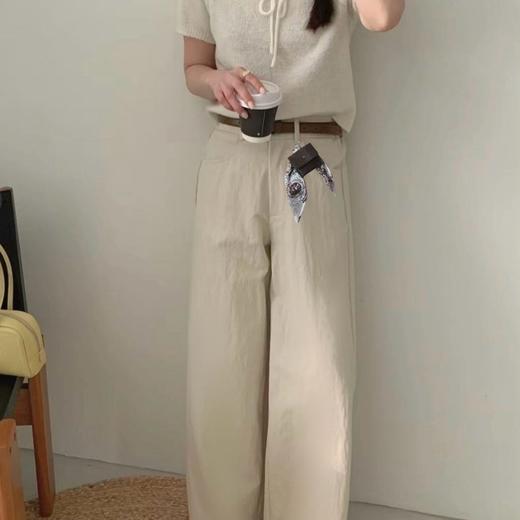 初秋上新！！不挑人谁穿谁瘦！charge直筒腰包拖地裤 商品图11