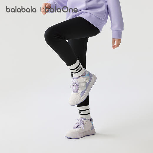 巴拉巴拉balaOne童装儿童打底裤女童2025秋冬装新款加绒长裤保暖 商品图2