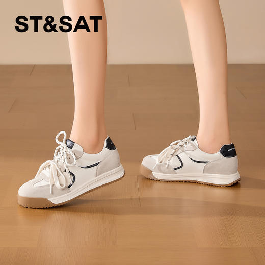 星期六复古学院风休闲运动阿甘鞋SSD3112CAR 商品图2