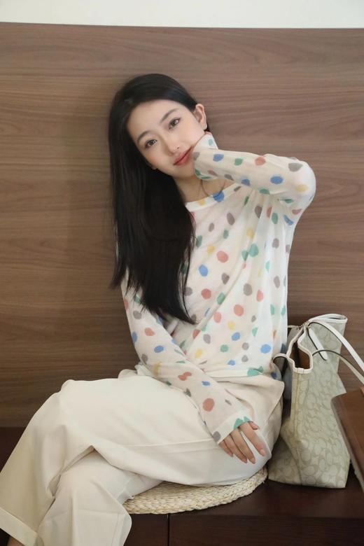 超轻薄 彩点天丝羊毛防晒针织衫 柔软舒服 商品图4