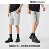 墨麦客男装复古做旧五分裤男2025夏新款全棉直筒男士休闲裤91333 商品缩略图3