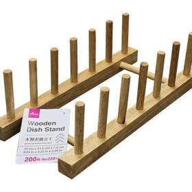 大创DAISO.木制盘子架