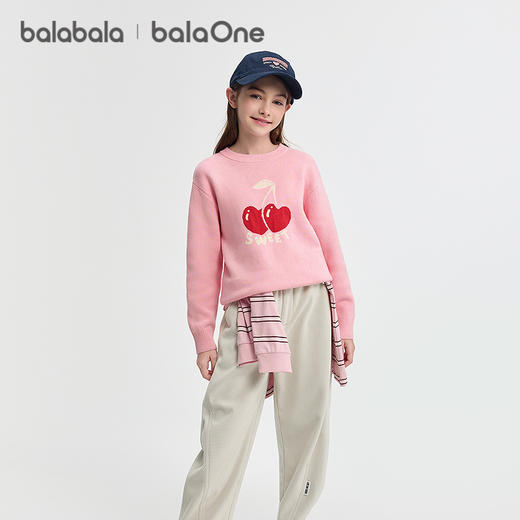 巴拉巴拉balaOne童装儿童毛衫男童女童2025新款冬装毛衣纯棉时尚 商品图1
