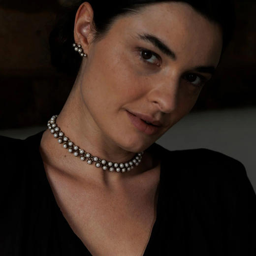 北京仓｜TATABORELLO-MACRAME-玻璃珍珠 项链［意大利设计师］ 商品图1