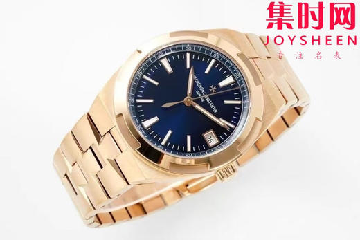 钢表王强势来袭 VC江诗丹顿Overseas PPF纵横四海4500V系列 (表界三大钢王之一) 纵横四海“玫瑰金版”男士腕表 商品图3
