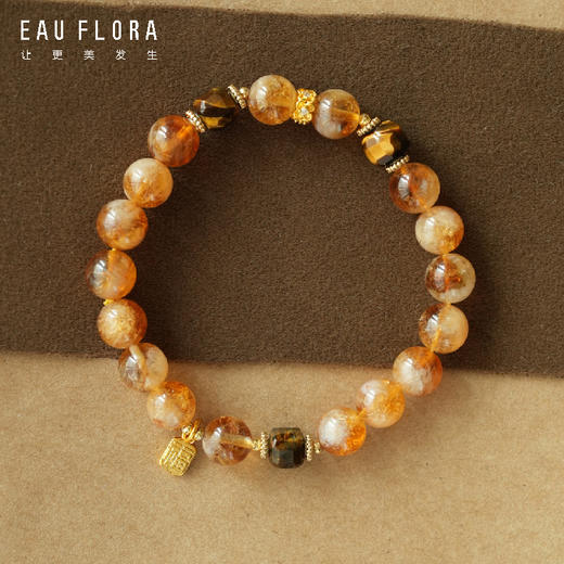 【福满】黄水晶手串 商品图0