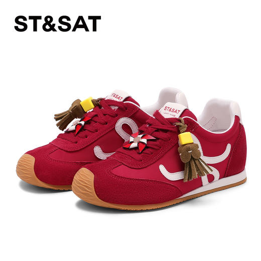 【内增高4CM】星期六文艺撞色舒适百搭阿甘鞋SSD3112C5Q 商品图11