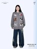 【孤品捡漏】（样衣）G73深灰趣味小狗针织开衫-喜出 商品缩略图3