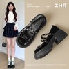 ZHR银色玛丽珍鞋2025新款法式小皮鞋甜酷厚底单鞋时尚百搭乐福鞋 商品缩略图1