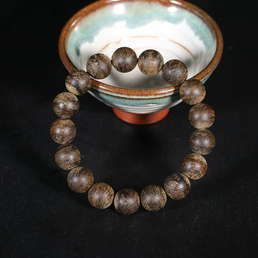 AN0826-005 正区文莱九分沉手串 12.5mm 17颗 16.16g 商品图0