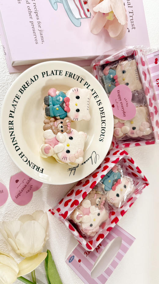 「七夕特别款」Kitty 情侣马卡龙 下单送宝宝蛋糕 完成订单后返利30元在小程序账户 商品图5