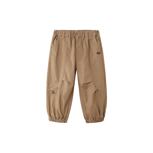 英氏儿童长裤春秋男童宽松工装裤纯色百搭中大童休闲直筒工装裤 商品图4