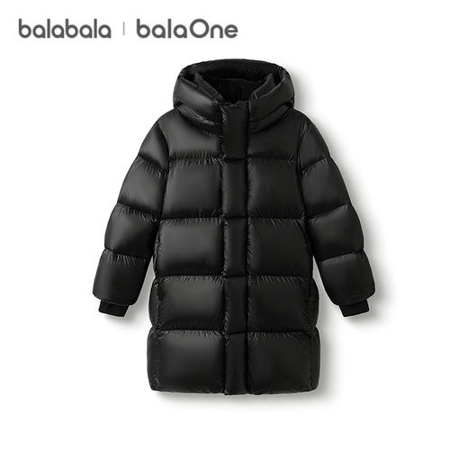 巴拉巴拉balaOne童装儿童羽绒服女童男童2025新款冬加厚鹅绒外套 商品图4