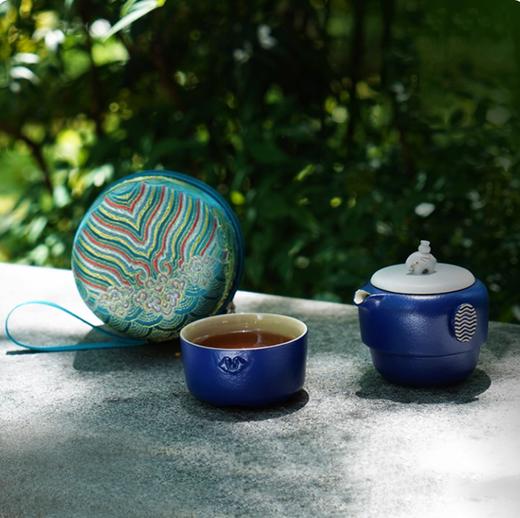 【彼达思】陆宝x 台北故宫联名款 太平有象 便携旅行茶组快客杯 商品图5