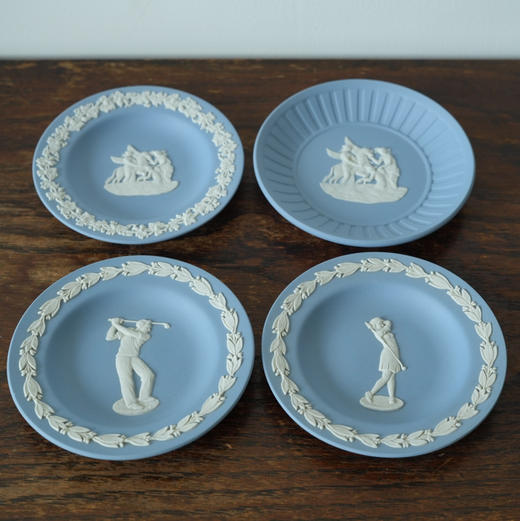 英国Wedgwood Jasperware系列玉石浮雕首饰盘 商品图0