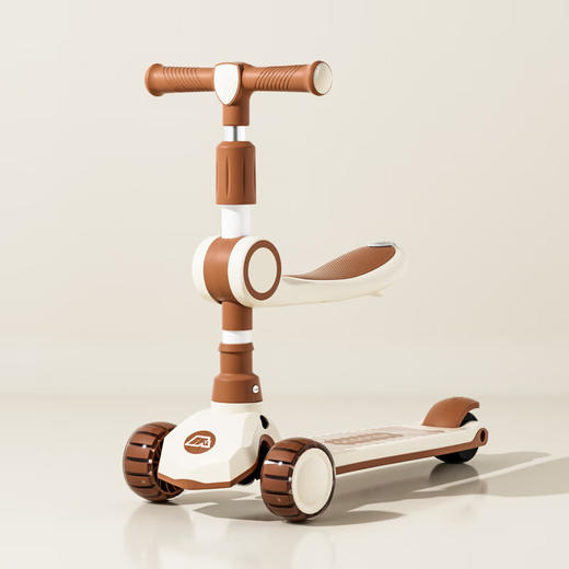airud儿童滑板车 标配咖啡色 商品图0