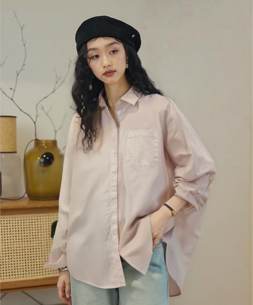 佐丹奴女装25年商场同款牛津纺单口袋长袖衬衫05345018 商品图7
