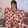 【亲肤肤感！透气不闷】睡衣女士春秋季新款长袖甜美秋冬款薄款大码家居服套装。ra 商品缩略图7