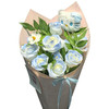 新鲜鲜花 凯蒂猫碎冰蓝花束 11朵碎冰蓝玫瑰+配草 鲜花花束（可备注送货时间） 商品缩略图0