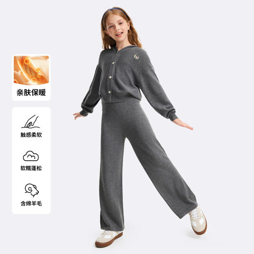 【纳维凯尔】【两件套】【120-165】意大利小帆船女童针织套装 商品图1