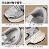 【增高5cm】ZHR厚底银色老爹鞋2025小个子运动鞋网面透气休闲女鞋 商品缩略图1
