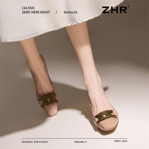 ZHR则则精致高跟鞋细跟通勤鞋高级尖头浅口单鞋性感气质女鞋耐磨 商品图8