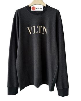 男款logo印花棉圈长袖T恤023