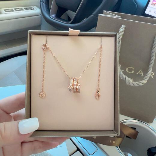 G416 宝格‬丽SERPENTI VIPER系列三圈满钻灵蛇项链 商品图2