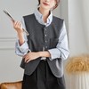 馥迦通勤极简马甲条纹衬衫 商品缩略图5