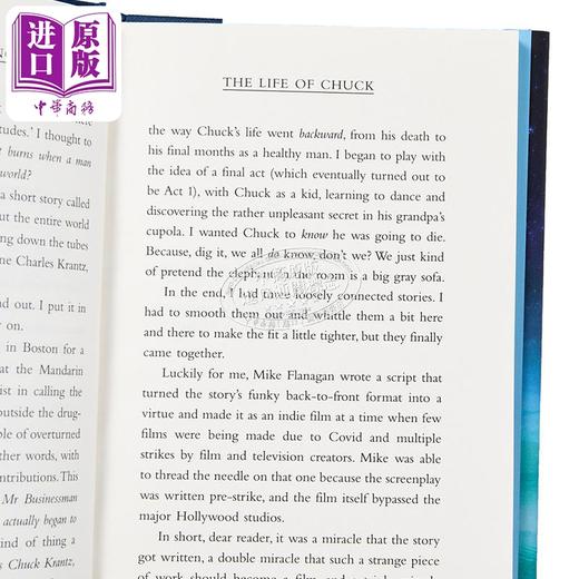 【中商原版】查克的一生 The Life of Chuck 英文原版 Stephen King 斯蒂芬 金作品 悬疑恐怖故事 畅销流行小说 商品图2