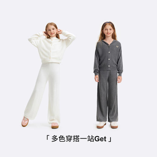 【纳维凯尔】【两件套】【120-165】意大利小帆船女童针织套装 商品图5