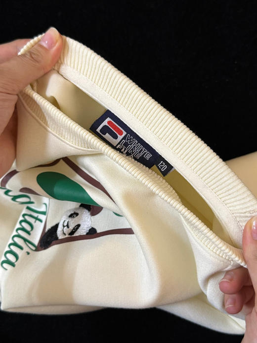 FL2025新款熊猫工厂联盟刺绣卫衣套装 商品图9