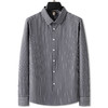 【DG】大依优型大码男装竖条纹莫代尔长袖衬衫衬衣男加肥大码打底衫肥佬时尚休闲新 商品缩略图4