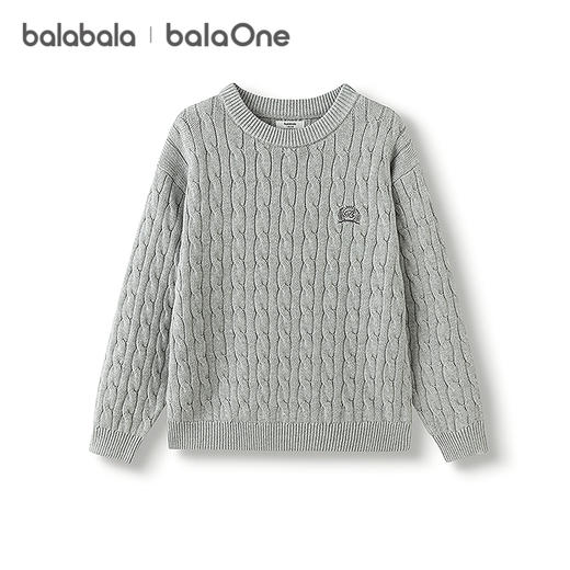 巴拉巴拉balaOne童装儿童毛衣男女童2025新款冬毛衫针织衫亲子装 商品图4