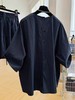 【孤品捡漏】G110藏青宽松后系扣上衣-喜出 商品缩略图3