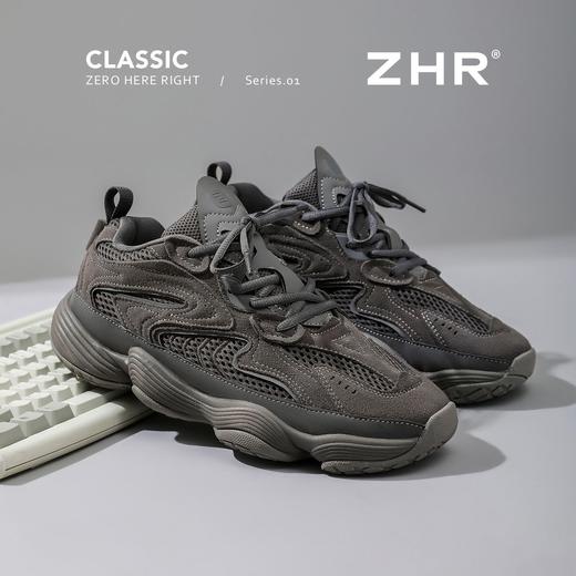 ZHR云朵厚底老爹鞋2025秋季新款男女同款百搭休闲透气网面运动鞋 商品图5