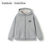 巴拉巴拉balaOne儿童外套女童男童大童上衣新款2025冬珊瑚绒保暖 商品缩略图4