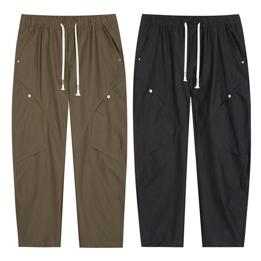 【DMH】大依优型男装大码休闲裤卫裤潮流宽松休闲秋季新款时尚直筒长裤加肥加大男士卫裤运动裤300斤 商品图4