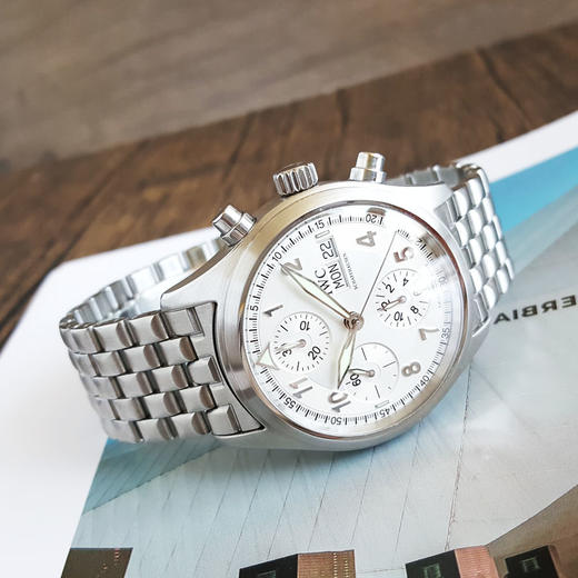 【95新】IWC 万国飞行员系列IW370628自动机械机芯39MM（男款）日期、星期显示；计时 100825NJS11 商品图4